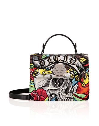 Philipp Plein Handvat Tas Superheroine