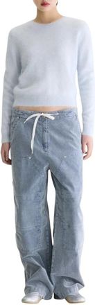 Bellerose Datti Sweater - Dames - Ronde hals truien - Blauw - M - Truien & Vesten