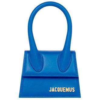 Jacquemus Womens Le Chiquito Blue Bag Leather - One Size