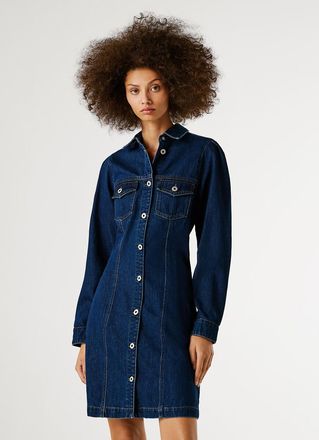 Pepe Jeans London Hemdjurk in denim