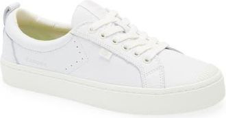 Cariuma OCA Low Cap Tie Sneaker in White at Nordstrom, Size 9