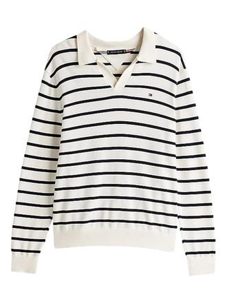 Tommy Hilfiger striped long-sleeved T-shirt - Neutrals