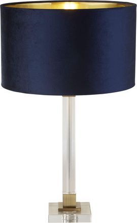 Searchlight Elegante Design Tischlampe Scarborough, Königsblau/Gold