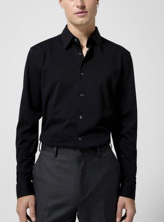 Theory Mens Sylvain structure knit shirt