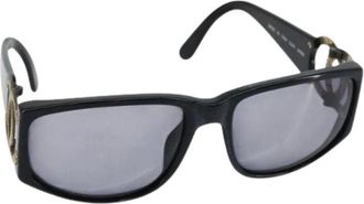 Chanel Pre-owned Accessories, female, Black, Size: ONE SIZE Pre-owned Plastic Sunglasses