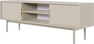 Selsey Selsey - Viviaro - Mueble Tv - 154 Cm - Dos Puertas Con Nichos - Taupe (gris-beige)