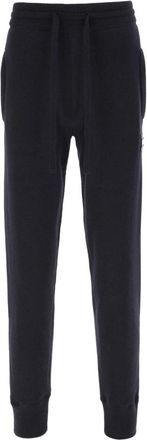 Dolce & Gabbana Stijlvolle Broeken voor Mannen - Heren - Sweatpants - Blauw - S - Wol - Broeken