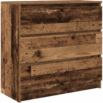 vidaXL Sideboard Old Wood 80x35x76 cm Engineered Wood Vidaxl