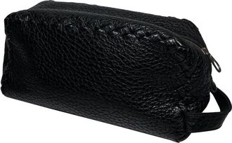Bottega Veneta Black Leather Clutch (Authentic Pre-Loved)