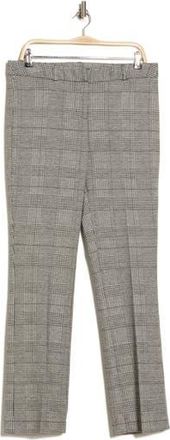 Amanda + Chelsea Ari Glenplaid Trousers in Black/Ivory at Nordstrom Rack, Size 14