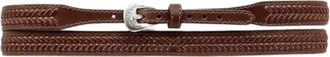 M&F Western Products Mens Leather Laced Hat Band Brown One Size [Apparel], Brown, One size