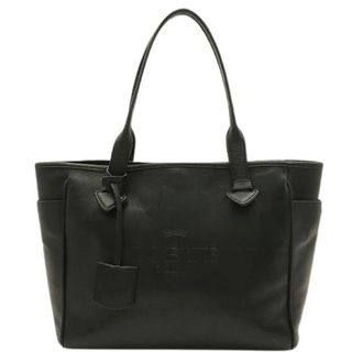 Loewe Pre-owned Heritage Leren Tote Bag - Dames - Pre-owned - Zwart - Maat: ONE Size Leer