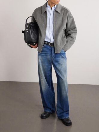 Acne Studios Doveo Double-Faced Wool and Cashmere-Blend Felt Jacket