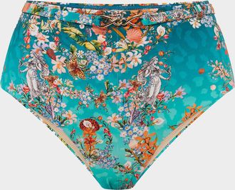Aqua Blu Australia Marilyn High-Waist Bikini Bottoms