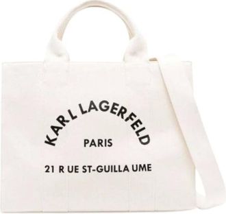 Karl Lagerfeld Mujer, Bolsos, Blanco, Talla: ONE Size