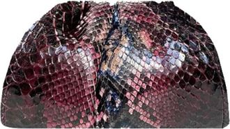 Sista Paris Python Schoudertas in Bourgondi&euml; - Dames - Clutches - Veelkleurig - ONE Size - Katoen - Tassen