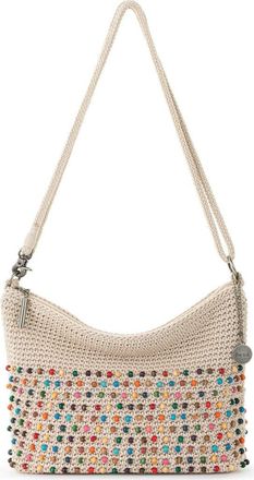 The Sak Lumi Covertible Crossbody Hand Crochet Bag in Ecru Multi Beads at Nordstrom