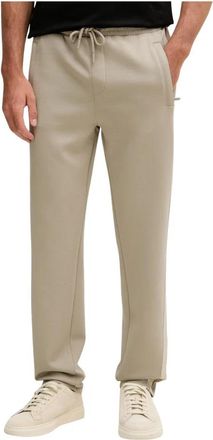 Karl Lagerfeld Joggers met trekkoord - Heren - Sweatpants - Beige - XL - Polyester - Broeken