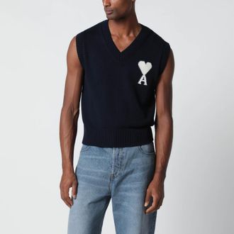 Ami Ami De Coeur ink-colour vest