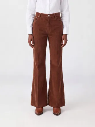 Haikure Jeans Clara flared in velluto a coste a vita media