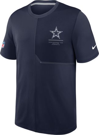 Nike Dallas Cowboys Sideline Coach Nike Mens Dri-FIT NFL Top in Blue | 03B2447M7RD-B8B