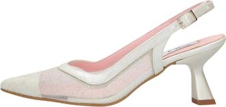 Notre-V Schoenen, Dames, Beige, 37 EU, Leer, 2610Bp Slingback