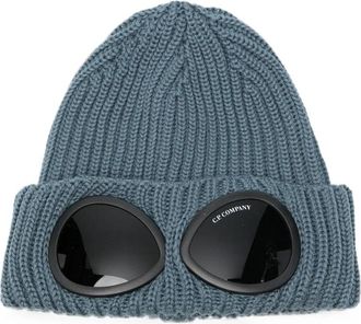 C.P. Company C. p. Company Goggle-detail Ribbed Beanie Hat