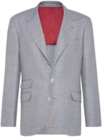 Brunello Cucinelli Blazer monopetto - Grigio