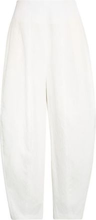 Ashlyn Pallin High Waist Textured Pants in White at Nordstrom, Size 4