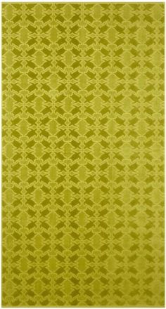 Vilebrequin Cotton Beach Towel Turtles Net Jacquard - unisex - Handdoeken - Groen - ONE Size - Katoen - Home
