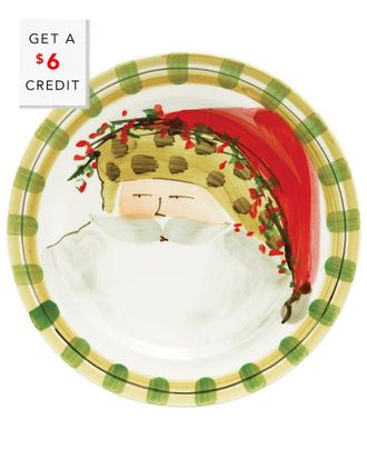 Vietri Vietri Old St. Nick Round Salad Plate With $7 Credit