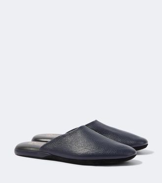 Charvet Slippers de piel
