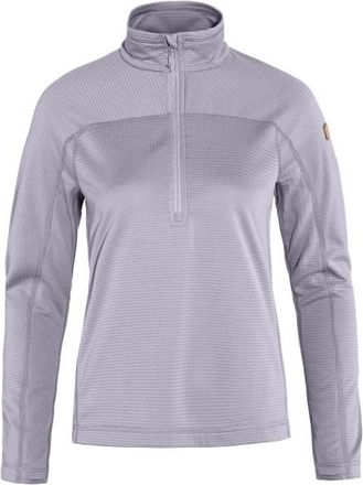 Fj&auml;llr&auml;ven Abisko Lite Fleece Half Zip Fleecepullover f&uuml;r Damen | lila