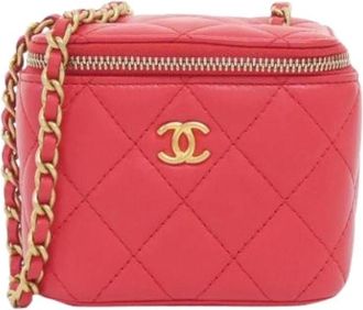 Chanel Pre-owned Mini Shoulder Bag - Dames - Vintage Mini Tas - Rood - ONE Size - Leer - Vintage