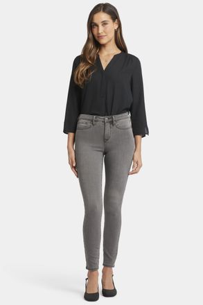 NYDJ Ami Skinny Jeans Grijs Sure Stretch Denim