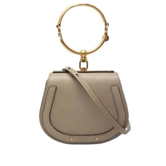 Chlo&eacute; Pre-owned The Nile Shoulder Bag - Dames - Vintage Mini Tas - Bruin - ONE Size - Leer - Vintage