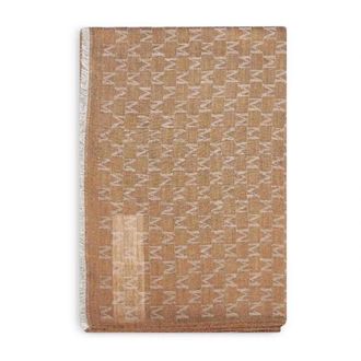 Max Mara Mxapaniere Sjaal - Dames - Sjaals - Bruin - ONE Size - Katoen - Accessoires