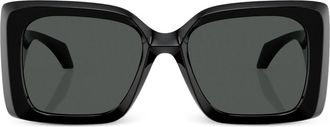 Versace Medusa-plaque oversized-frame sunglasses - women - Nylon - 54 - Black