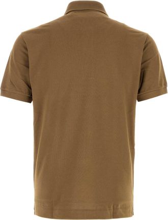 Lacoste Mens Biscuit Piquet Polo Shirt Cookie Exterior: Cotton T-shirts And Polos