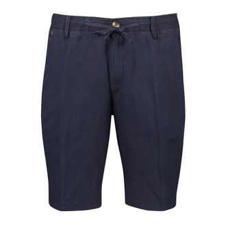 Gardeur Korte Broeken, Heren, Blauw, S, Katoen, Donkerblauwe Chino Shorts