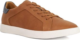 Dune London Mens Traces Lace-Up Trainers Size UK 10 Tan
