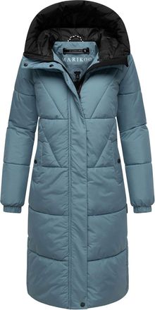 Marikoo dames gewatteerde mantel Yaskaa met capuchon & fleecevoering
