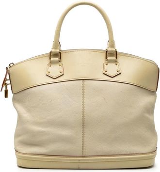 Louis Vuitton Pre-owned Handbags, female, Beige, Size: ONE SIZE Pre-owned Leather Handbag