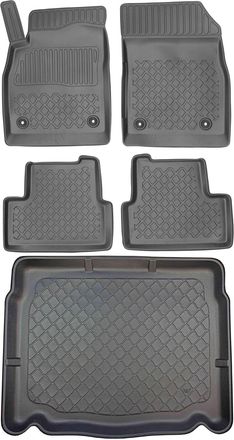 OEM Opel Astra Iv J Hatchback De 10.2009 A 10.2015 Set - Alfombrillas Para Coche + Alfombrilla Para Maletero