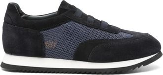 Doucal's Blauwe Casual Trainers met Rubberen Zool - Heren - Sneakers - Blauw - 45 EU - Schoenen