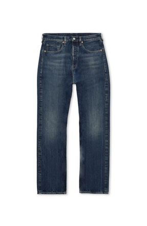 Fortela Unclejohn Japan Selvedge High-Waisted 5-Pocket Denim in Dark Custom Wash at Nordstrom, Size 36 X 31