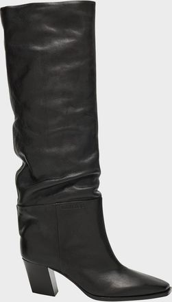 Jimmy Choo London Hart 60 Leather Knee-High Boots