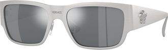Versace VE2262 12666G Mens Sunglasses Silver Size 56