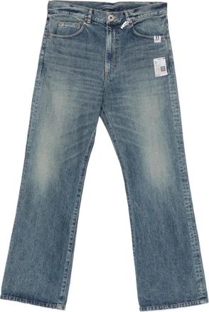 Miharayasuhiro Flare Tapered Jeans - Heren - Flared Jeans - Blauw - L - Katoen - Jeans