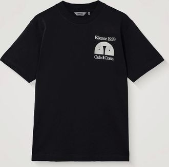 Ellesse Mens Club Di Corsa Tee - Black - Size: 38